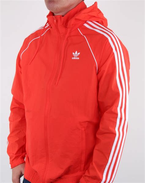 adidas windbreaker herren rot|adidas windbreakers for men.